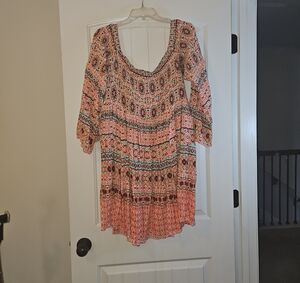 Women's Bohemian Print Dress